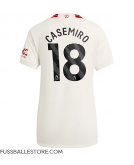 Günstige Manchester United Casemiro #18 3rd trikot Damen 2023-24 Kurzarm
